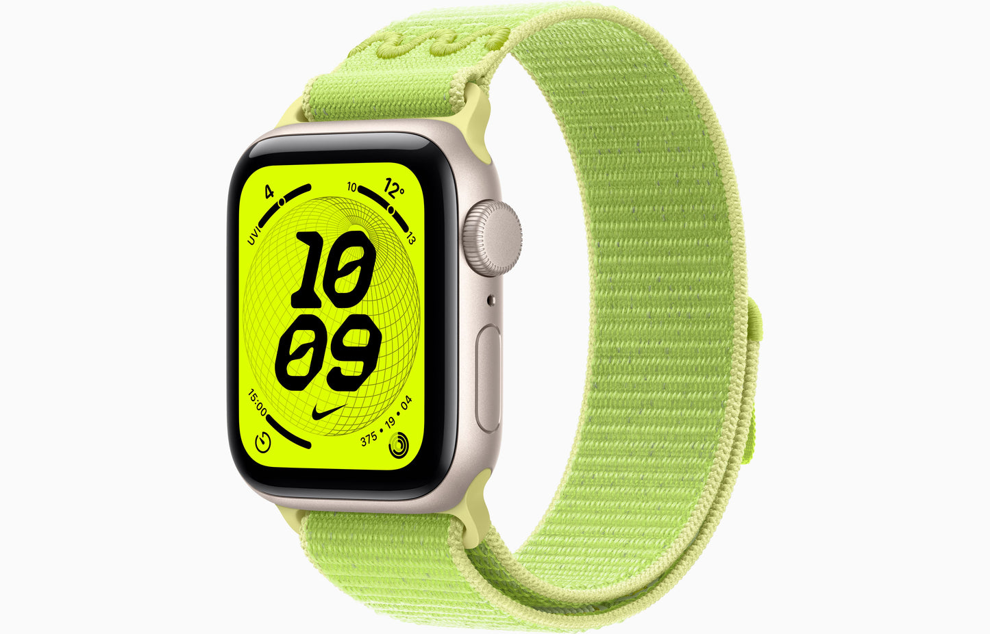 Apple Watch SE 3 (40 mm, Starlight, Unlocked, Nike Textile Sport Loop)