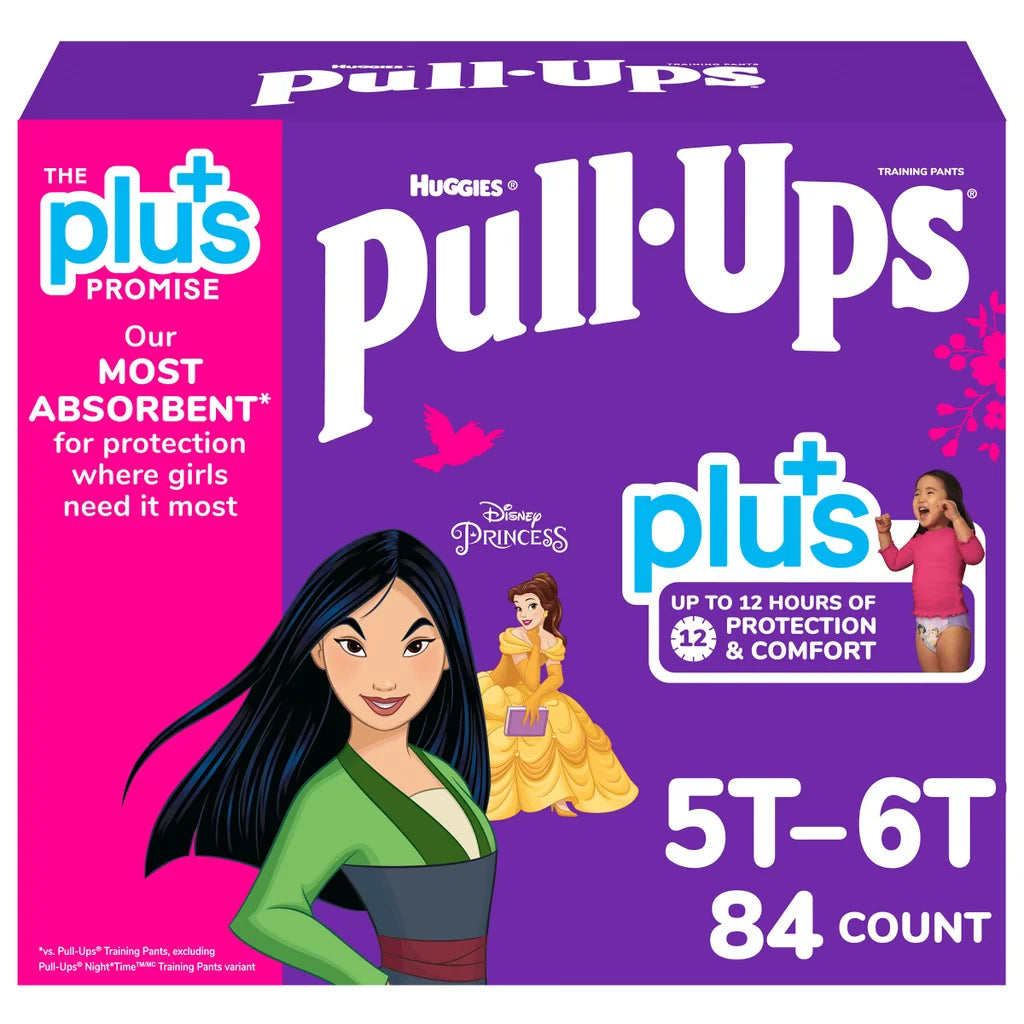 Huggies Pull-Ups Plus Training Pants (Girls)