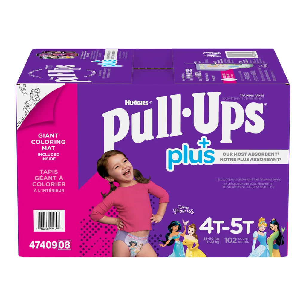Huggies Pull-Ups Plus Training Pants (Girls)