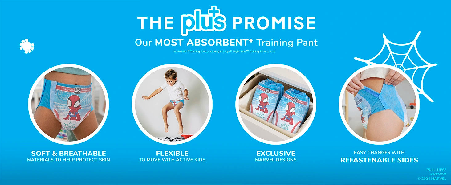 Huggies Pull-Ups Plus Training Pants (Boys)