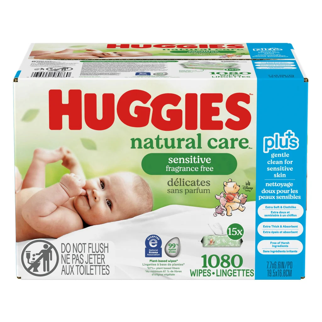 Huggies Natural Care Plus Wipes