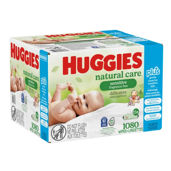 Huggies Natural Care Plus Wipes