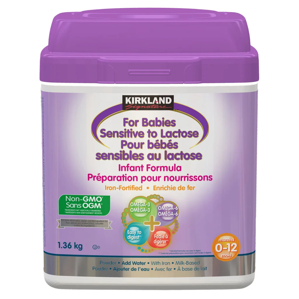 Kirkland Signature Infant Formula For Babies Sensitive to Lactose (Step 1, 0-12 months)