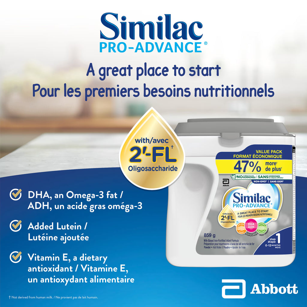 Similac Pro-Advance with 2′-FL Infant Formula (Step 1, 0-12 months)