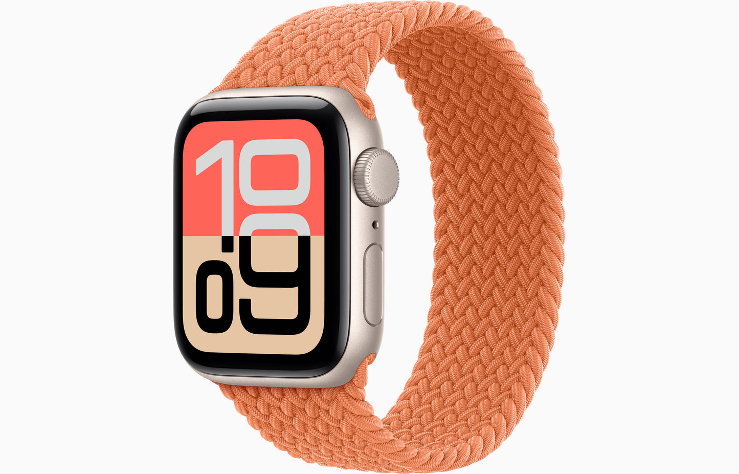 Apple Watch SE 3 (40 mm, Starlight, Unlocked, Braided Solo Loop)
