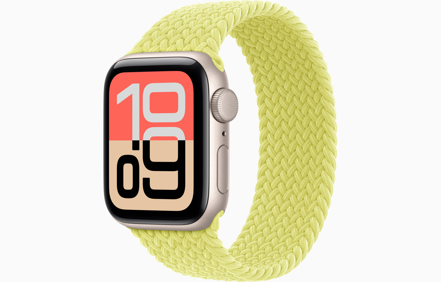 Apple Watch SE 3 (40 mm, Starlight, Unlocked, Braided Solo Loop)