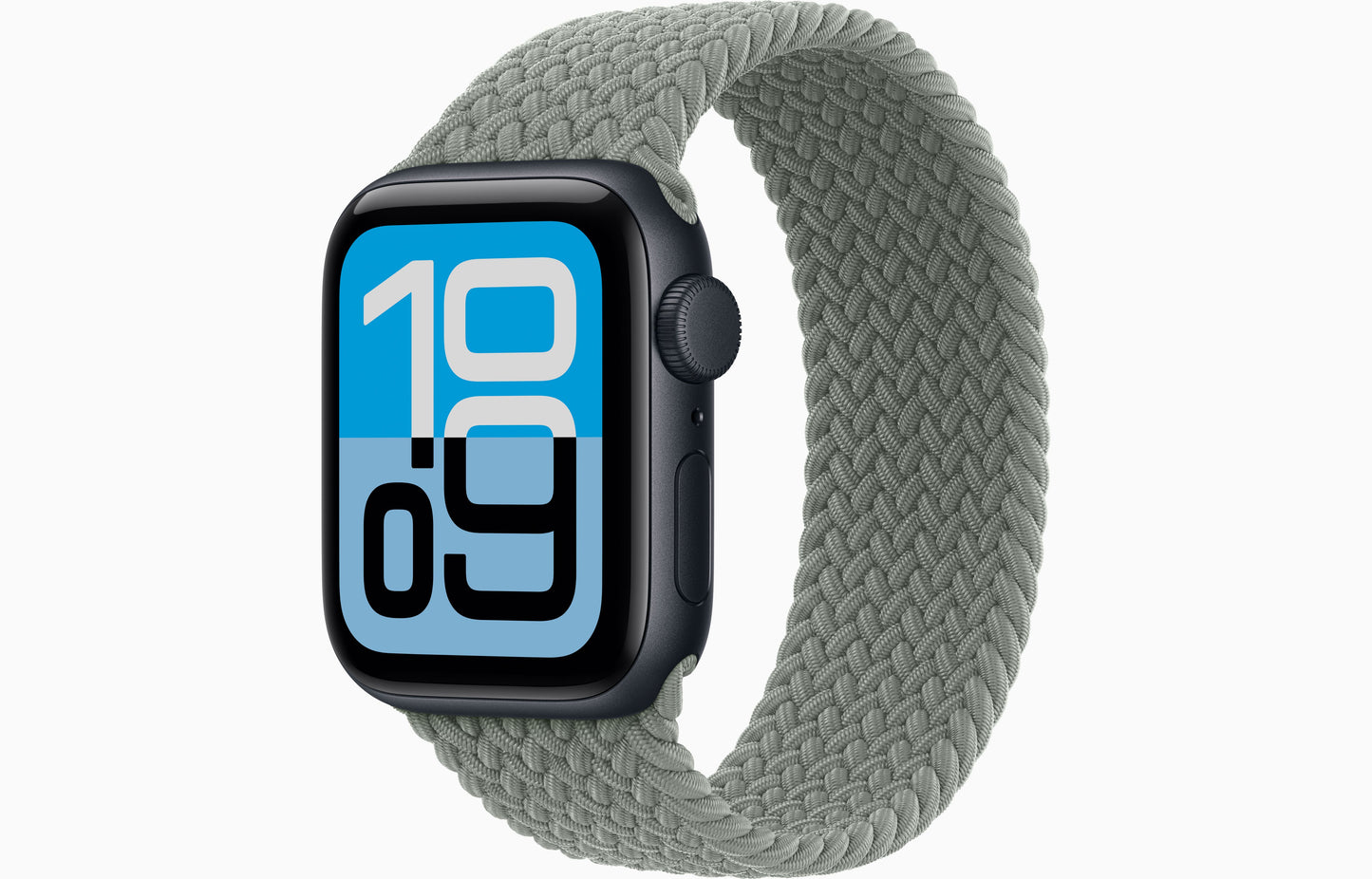 Apple Watch SE 3 (44 mm, Midnight, Unlocked, Braided Solo Loop)