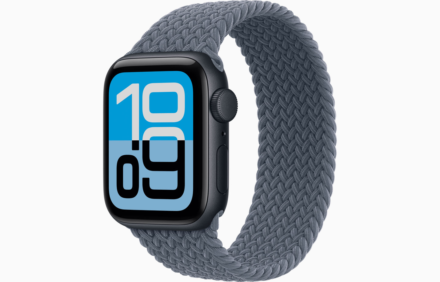 Apple Watch SE 3 (44 mm, Midnight, Unlocked, Braided Solo Loop)