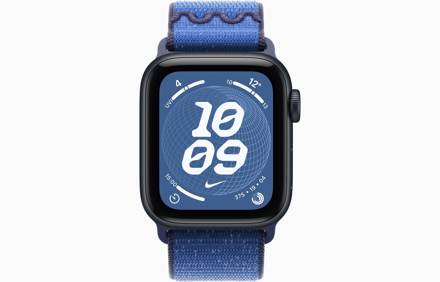 Apple Watch SE 3 (44 mm, Midnight, Unlocked, Nike Textile Sport Loop)