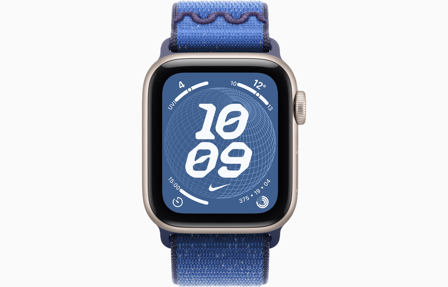 Apple Watch SE 3 (44 mm, Starlight, Unlocked, Nike Textile Sport Loop)