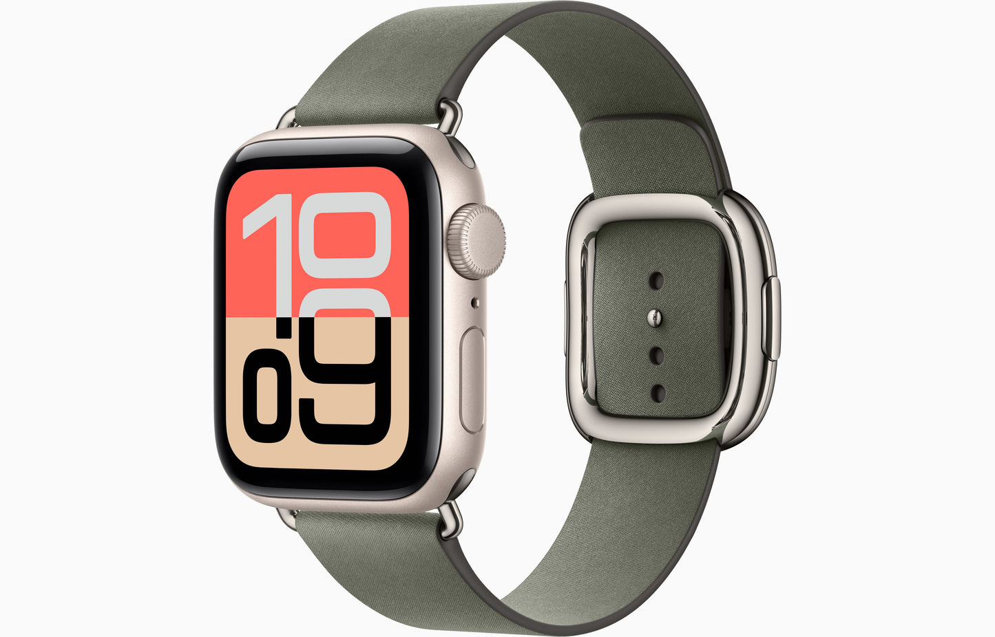 Apple Watch SE 3 (40 mm, Starlight, Unlocked, Modern Buckle)