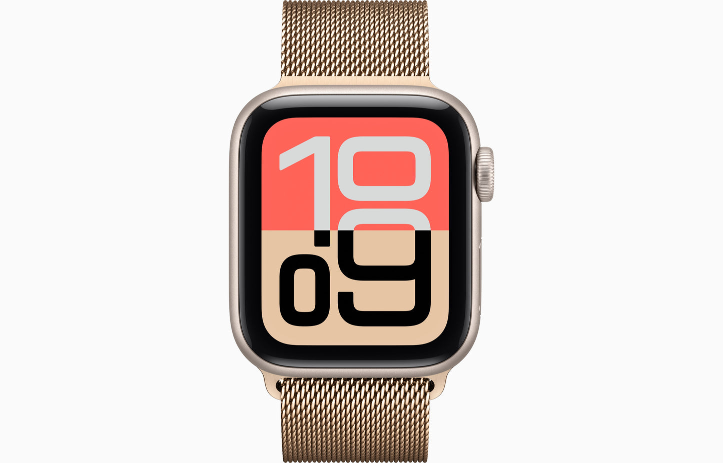 Apple Watch SE 3 (44 mm, Starlight, Unlocked, Milanese Loop)