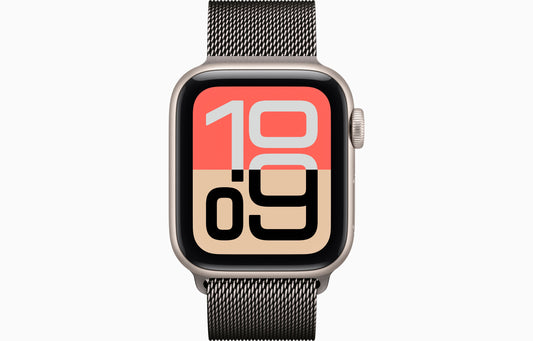 Apple Watch SE 3 (44 mm, Starlight, Unlocked, Milanese Loop)
