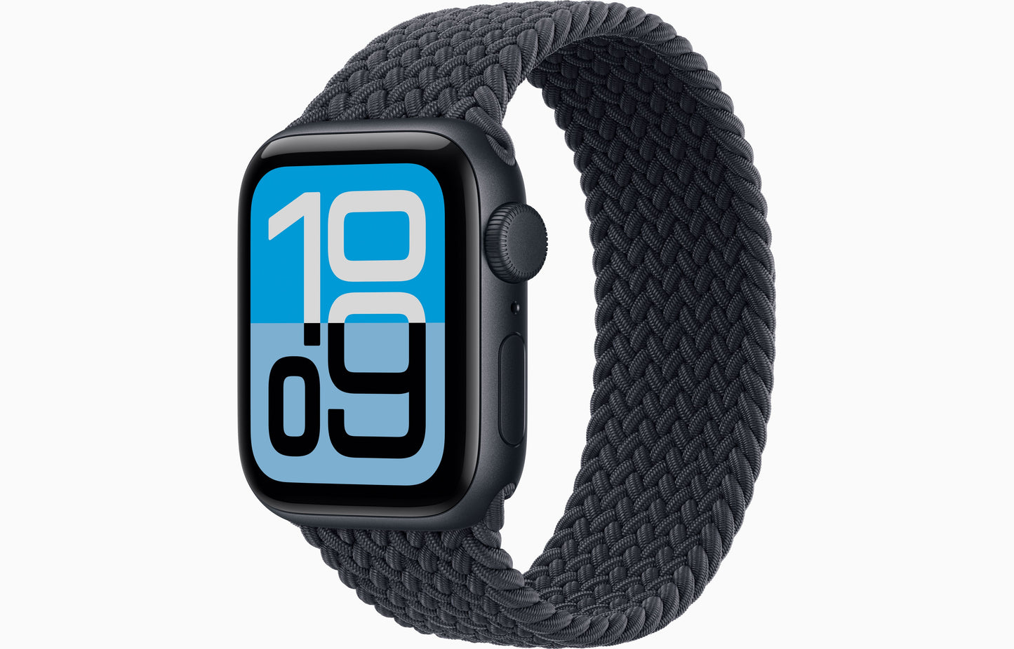 Apple Watch SE 3 (44 mm, Midnight, Unlocked, Braided Solo Loop)