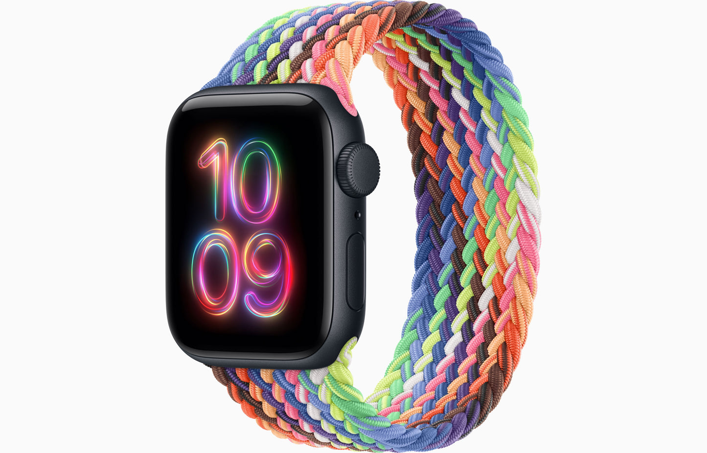 Apple Watch SE 3 (44 mm, Midnight, Unlocked, Braided Solo Loop)