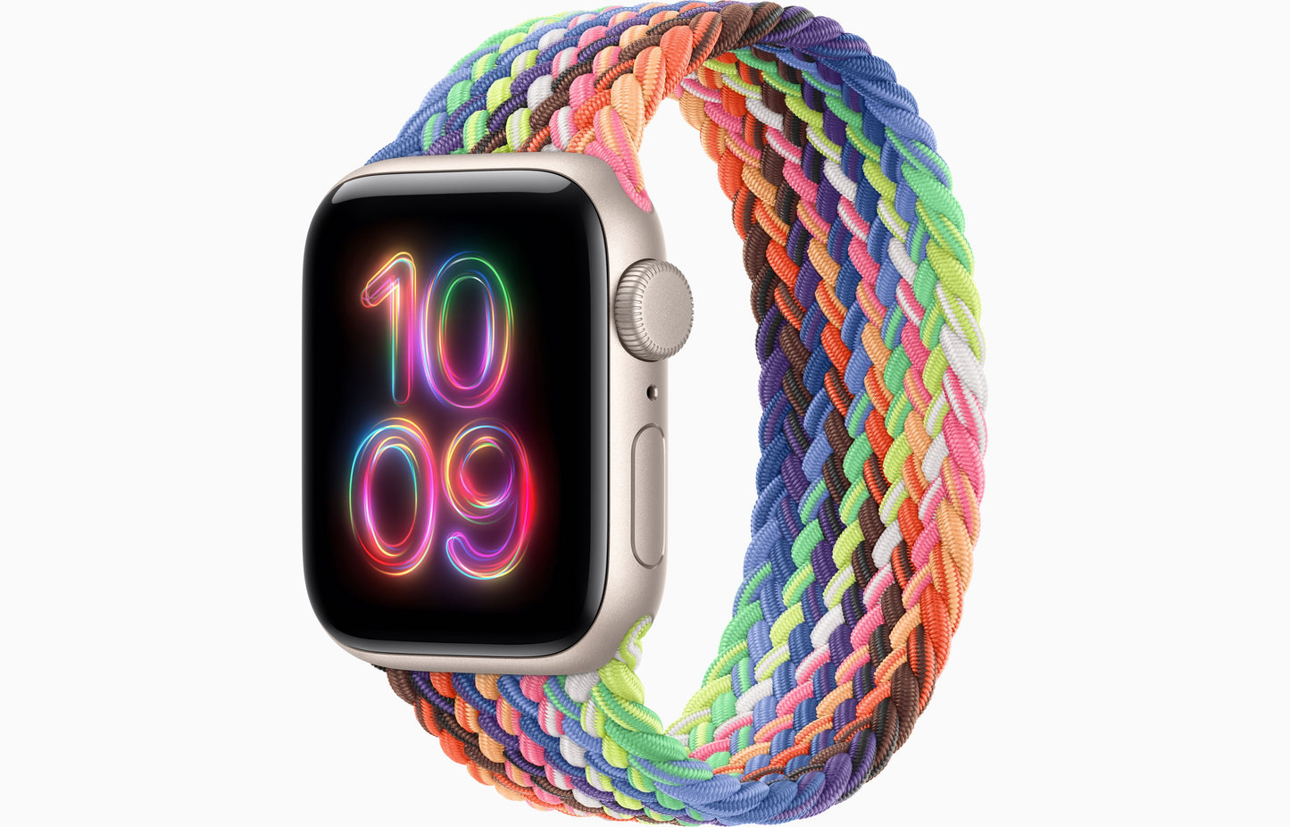 Apple Watch SE 3 (40 mm, Starlight, Unlocked, Braided Solo Loop)