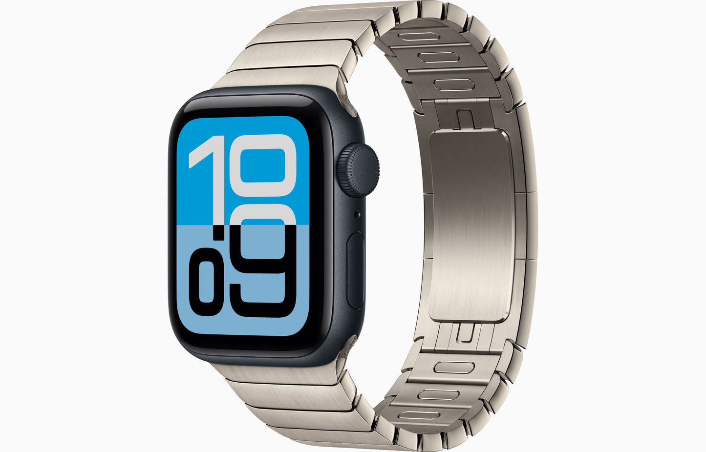 Apple Watch SE 3 (44 mm, Midnight, Unlocked, Link Bracelet)