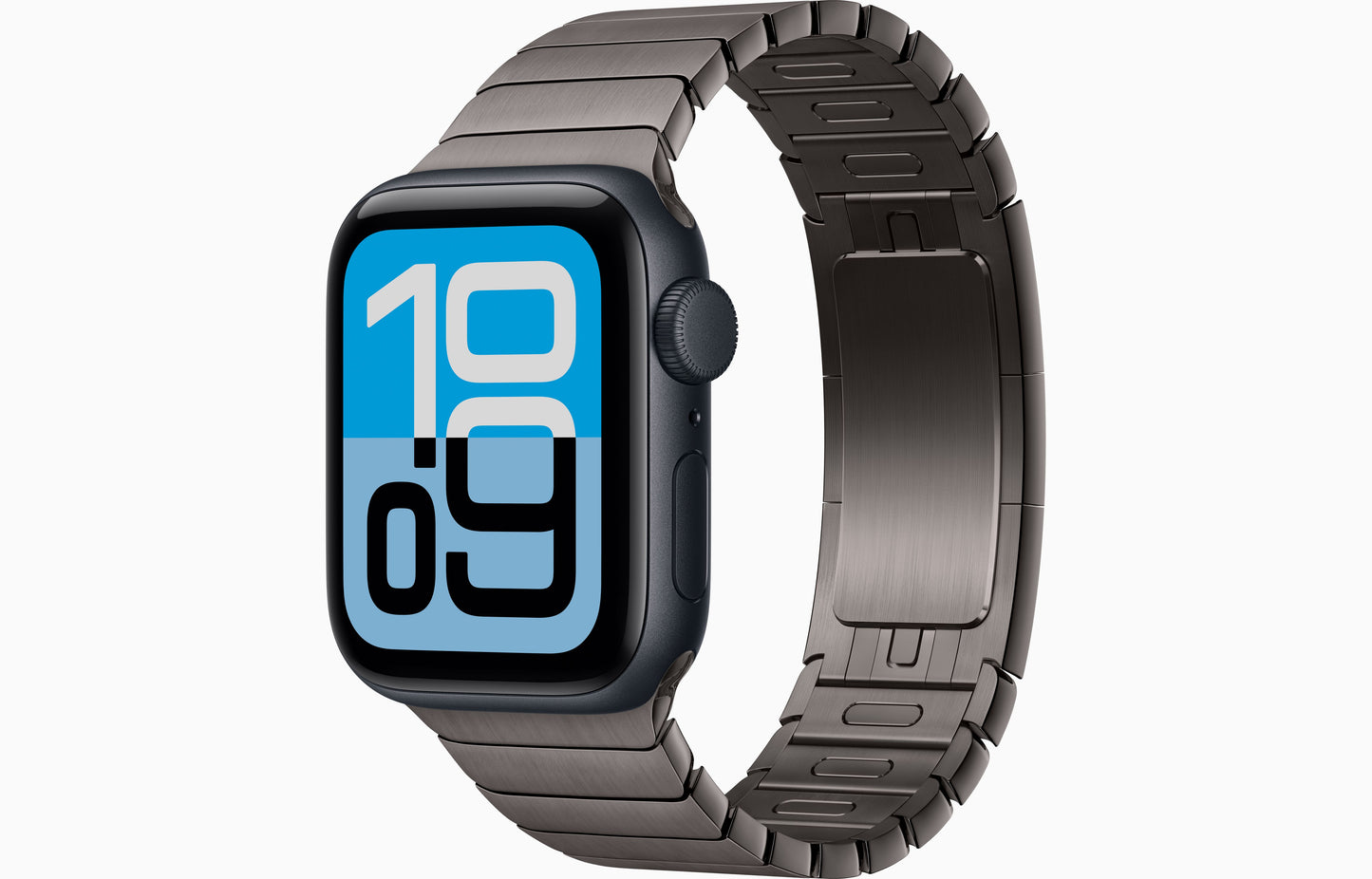 Apple Watch SE 3 (44 mm, Midnight, Unlocked, Link Bracelet)