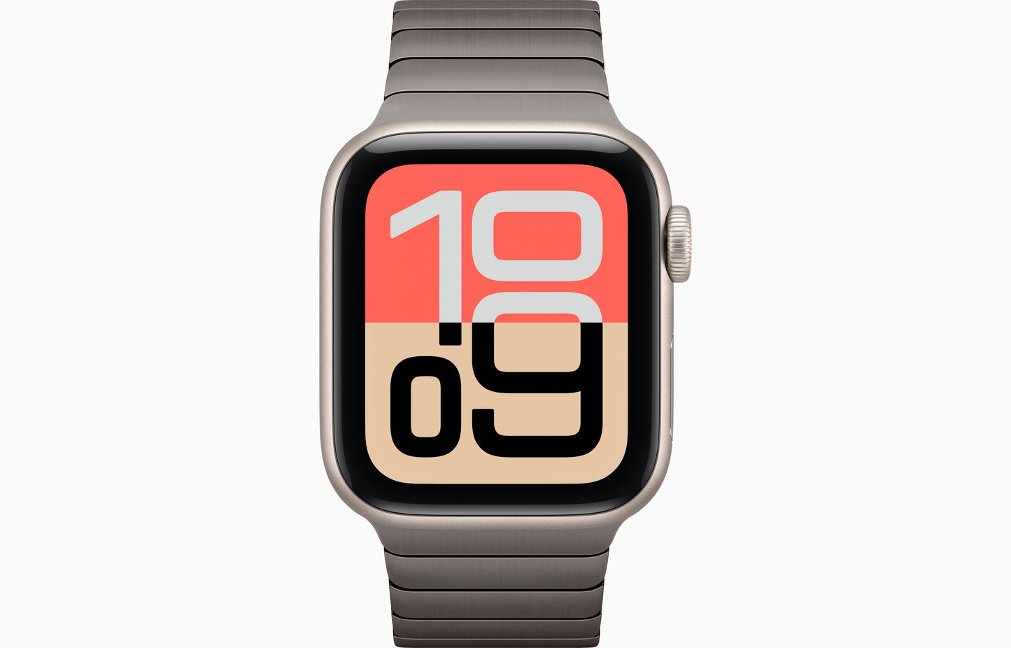 Apple Watch SE 3 (44 mm, Starlight, Unlocked, Link Bracelet)